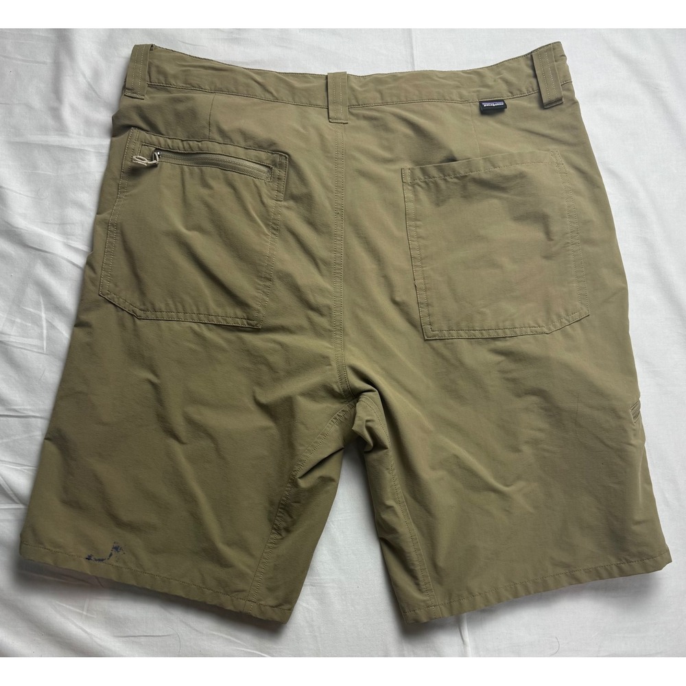 Patagonia Mens Quandary Shorts Size 35 Khaki Tan Hiking Outdoor - Picture 15 of 16